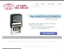 Tablet Screenshot of lacasadelsello.com
